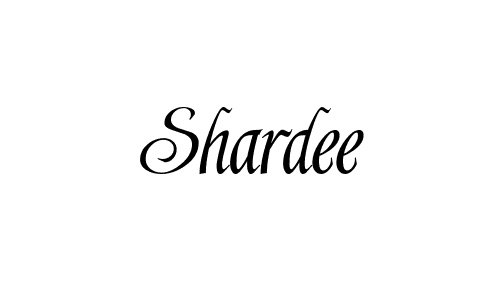 Shardee font