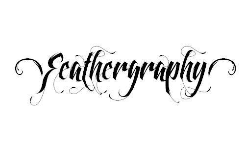 Feathergraphy Decoration font