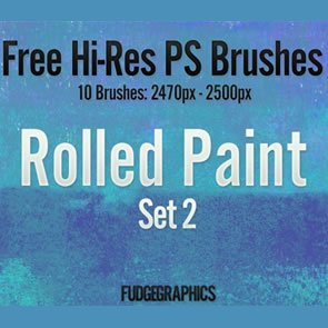 Rolled Paint Set 2 10 Brushes