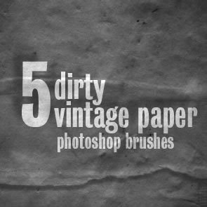 Dirty Vintage Paper 5 Brushes