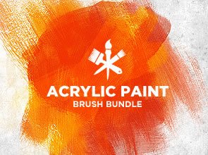 Acrylic Paint 5 Brushes