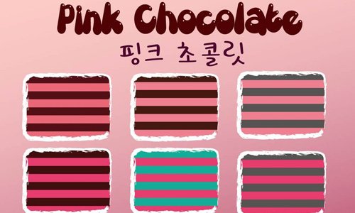 Pink Chocolate Patterns