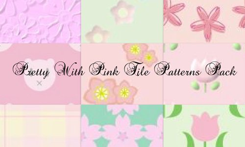 Pretty With Pink Tile Patterns Pack