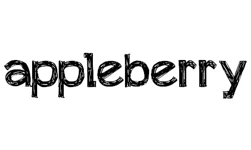 appleberry font