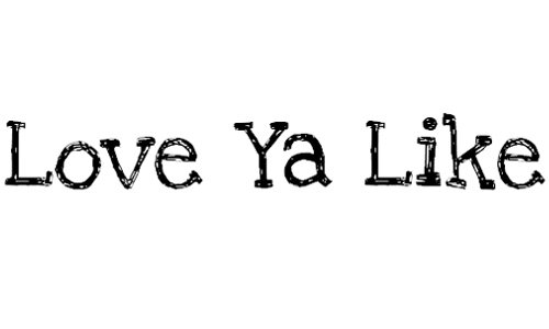 Love Ya Like A Sister font