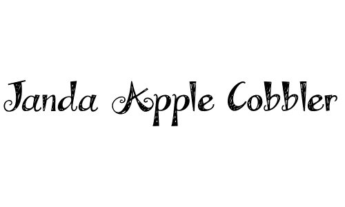 Janda Apple Cobbler font