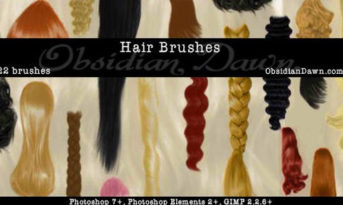 Hair Photoshop Brushes