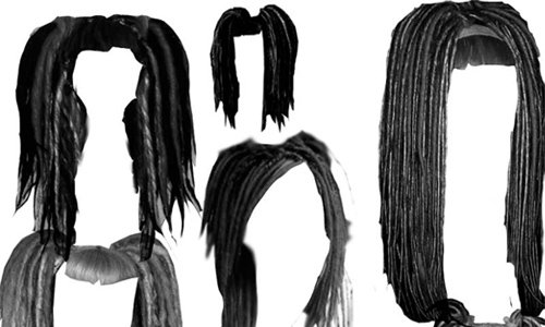 Dreadlock hair style brushes