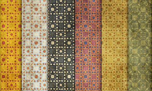 Grungy Vintage Dots Patterns