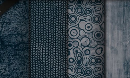 Midnight Blue Grunge Patterns