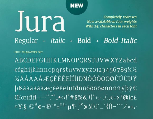 10 New Free Fonts