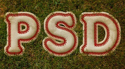 Create a Baseball-Inspired Text Effect in Photoshop