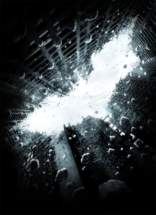 Dark Knight Rises Poster in Photoshop