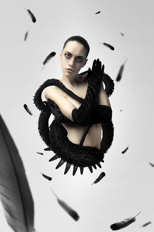 Create a Black Swan Inspired Movie Poster