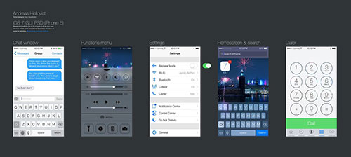 UI设计素：材ios_7_gui_psd_by_andreas_hellqvist-d68qy9f