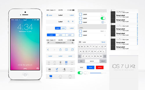 UI设计素：材ios7_ui_kit_by_darkstalkerr-d69f6dm