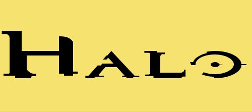 Halo font