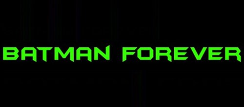 Batman Forever font