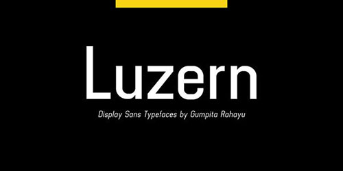 luzern-font 字体下载