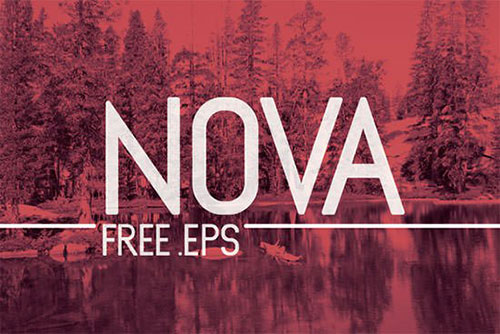 nova-free-eps 字体下载