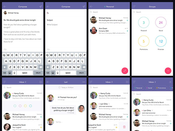 Free download: Sketch UI Kit