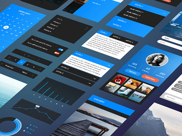 iPhone 6 UI Kit • Download Link