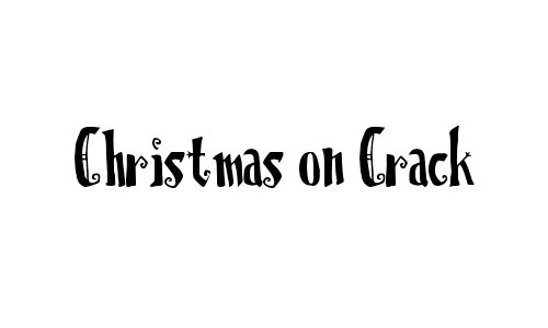 Christmas on Crack Font