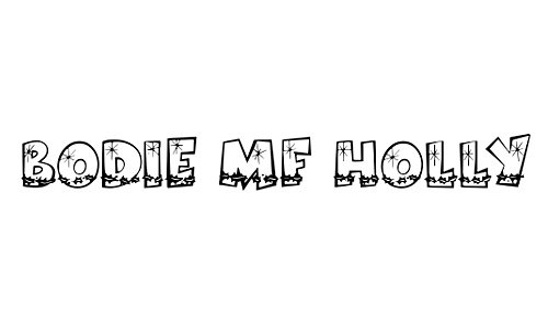 Bodie MF Holly Font