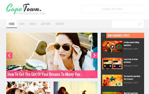 capetown-wp-theme wordpress主题