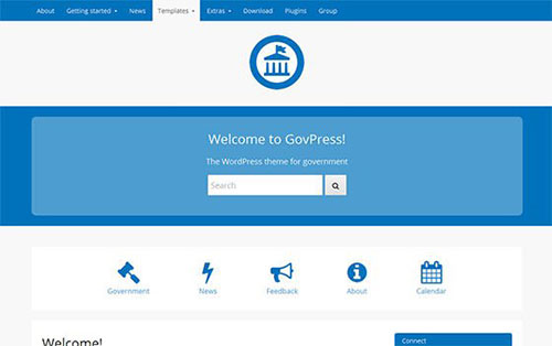 GovPress wordpress主题