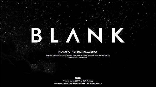 网页设计欣赏：Blank