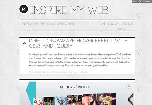  Inspire-my-Web 设计博客