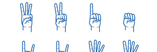 Hand Gesture Pack AI EPS 图标素材