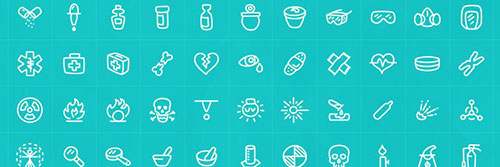 Science Icons AI 图标素材