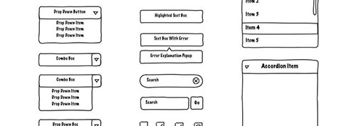 Web 2.0 jQuery Apps GuiToolkits wireframe mockup free template