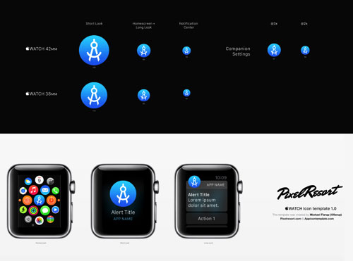 apple watch UI