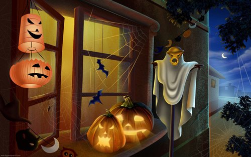 Full of Emotion Halloween Wallpaper