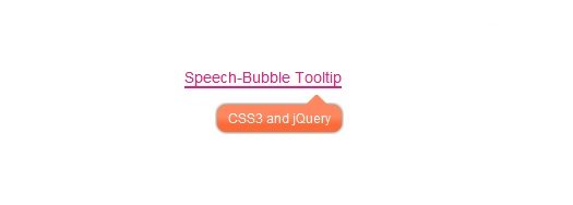 Speech Bubble Tooltip Using CSS3 and jQuery