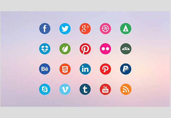 Social media icons