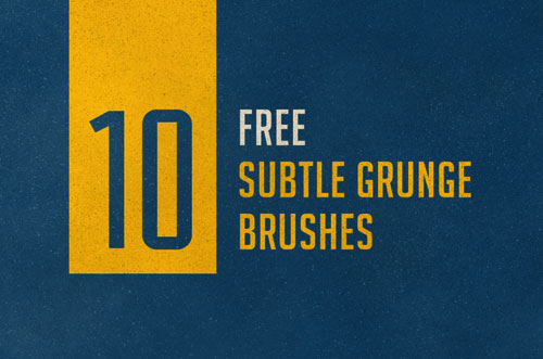 subtle grunge brushes