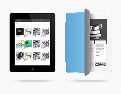 iPad Web Preview Mockup