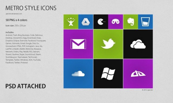 设计达人 - windows 8 Metro ui icon 图标素材下载