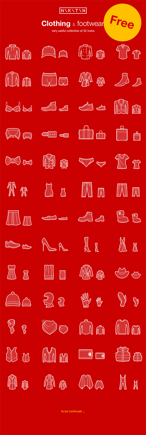 clothing-and-footwear-icons