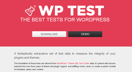 wordpress-test-data