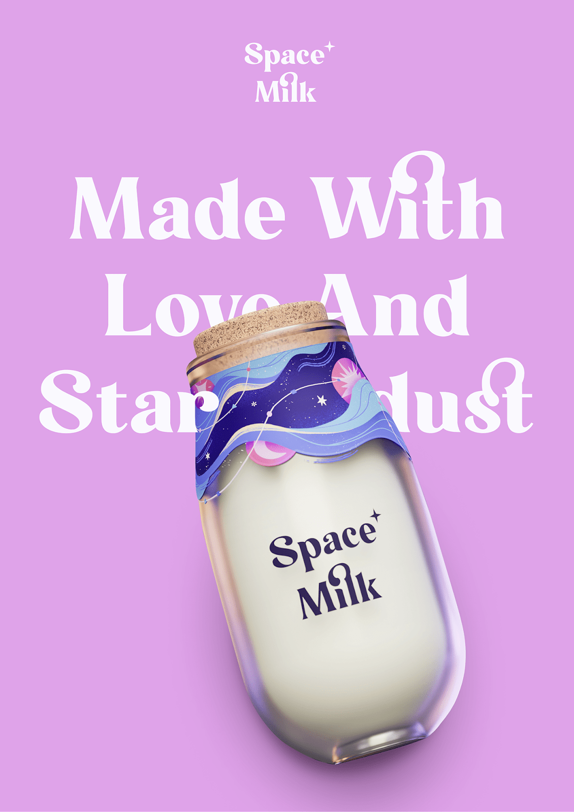 Space Milk牛奶概念品牌包装设计