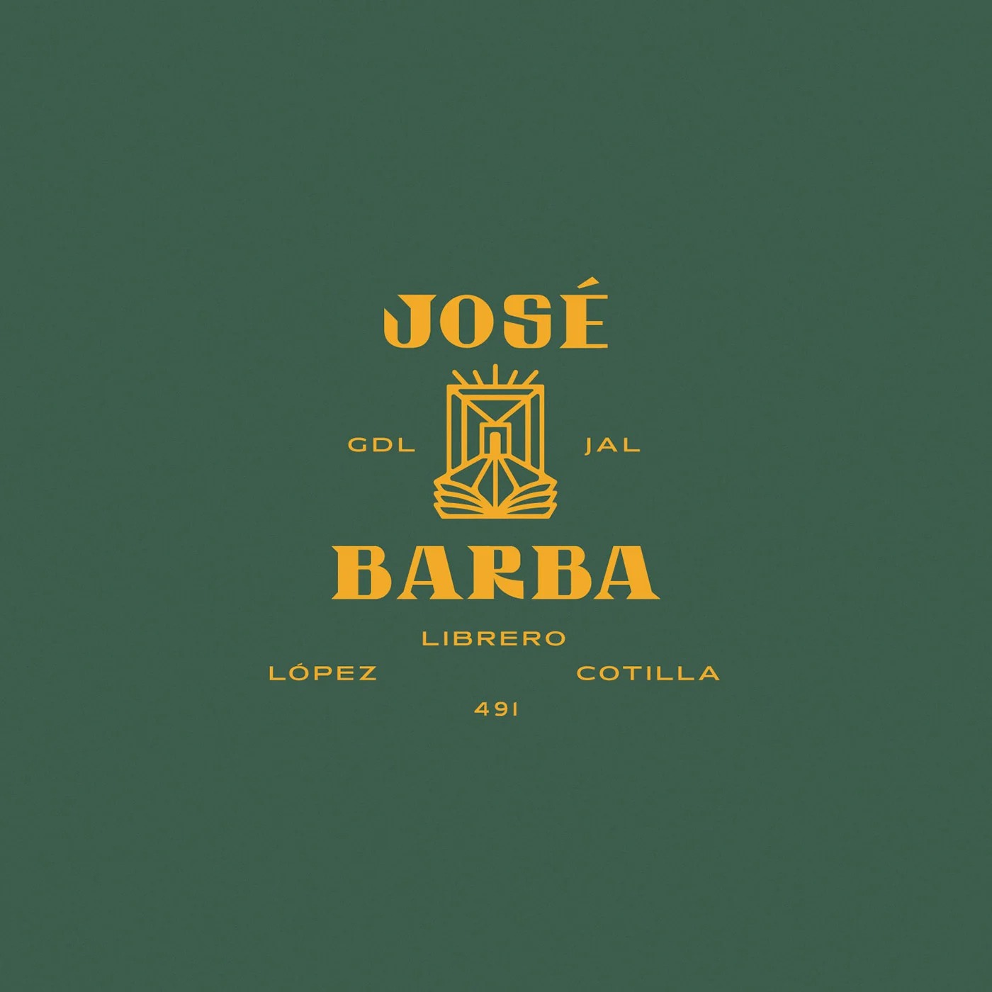 书店José Barba Librero品牌视觉设计