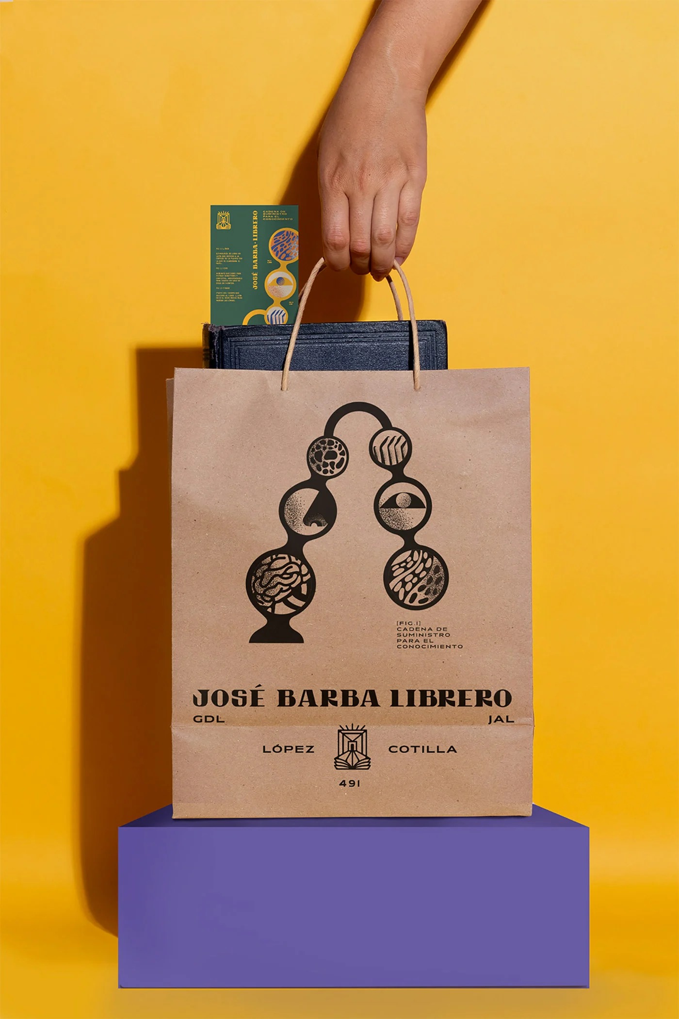 书店José Barba Librero品牌视觉设计