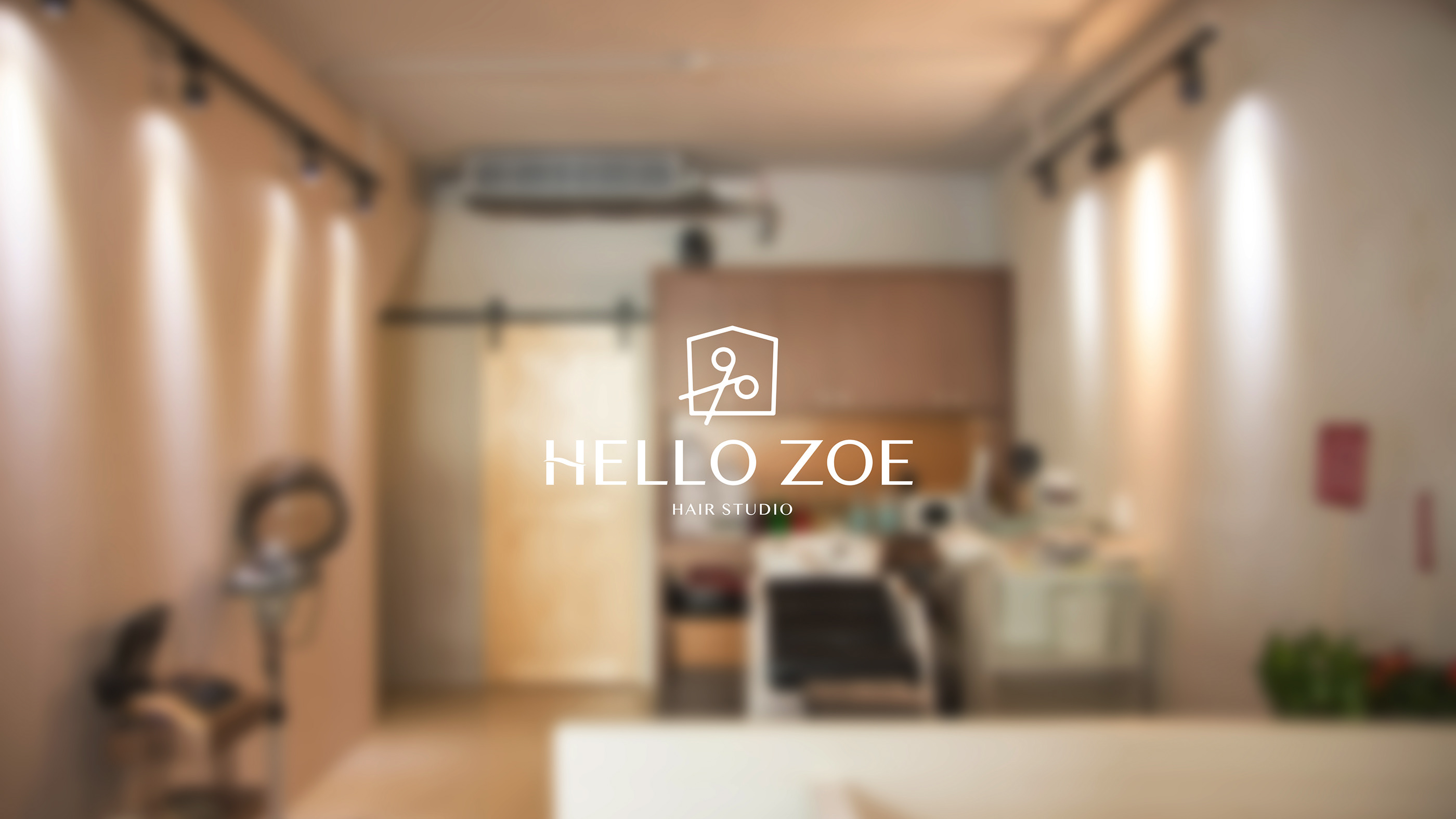 HELLO ZOE美发店品牌VI设计