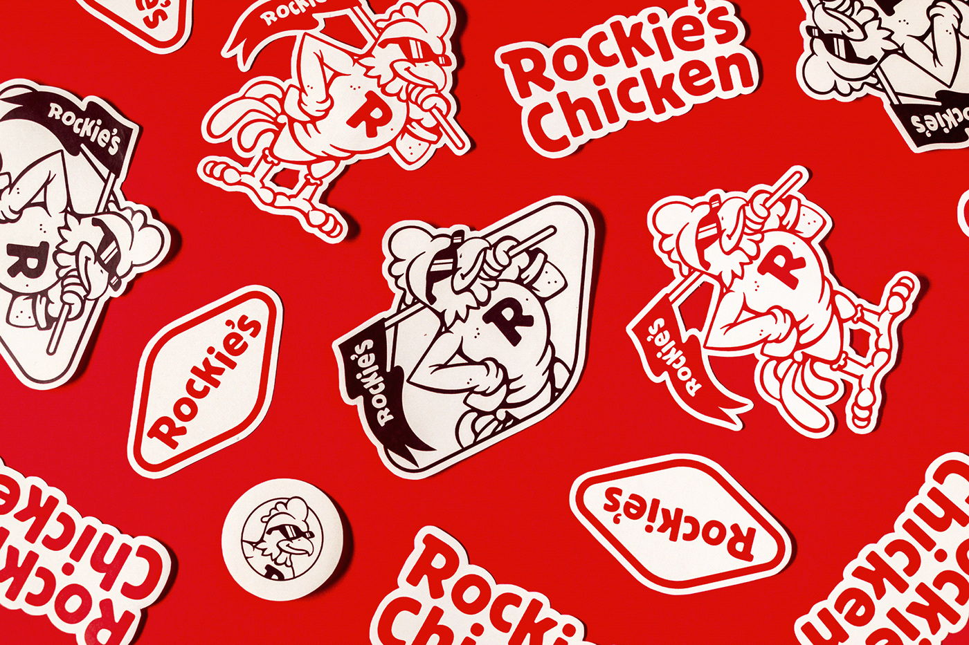 Rockie's Chicken快餐品牌VI设计